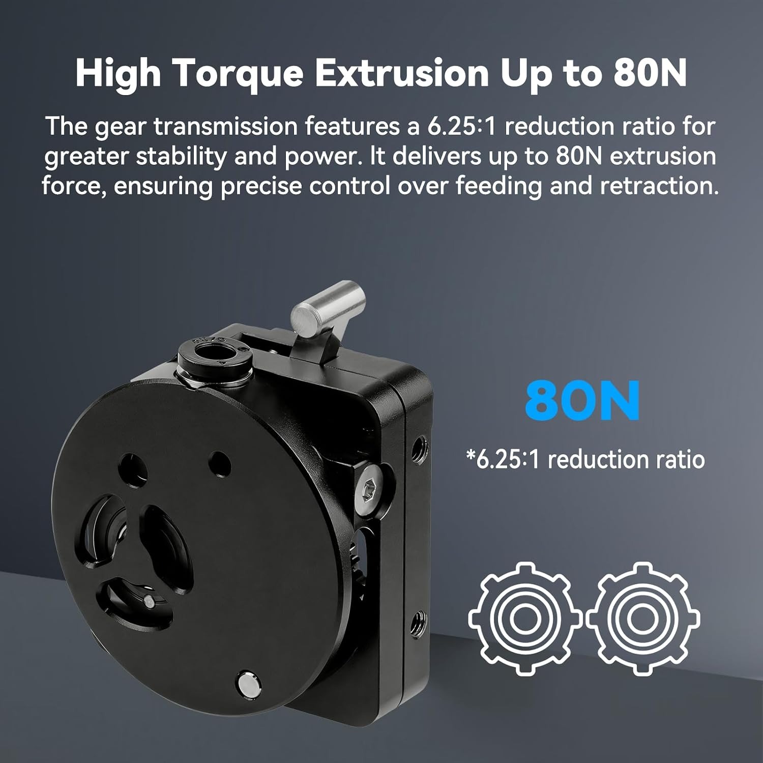 Ekstruder K1/K1 Max/K1C/SE, ul – Direct Drive Dual Gear Extruder High Speed recenzja i cena