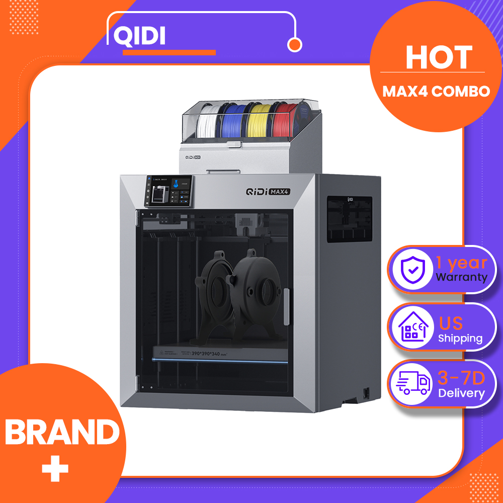 Drukarka 3D QIDI Max4 Combo, o – Direct Drive Dual Gear Extruder High Speed recenzja i cena