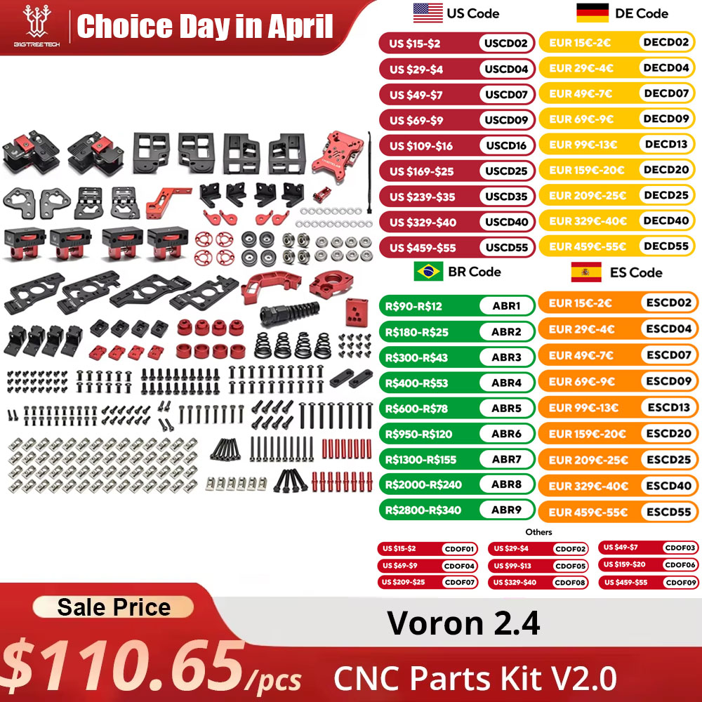 VORON 2.4 zestaw części CNC V2 – Voron Trident Full Kit recenzja i cena