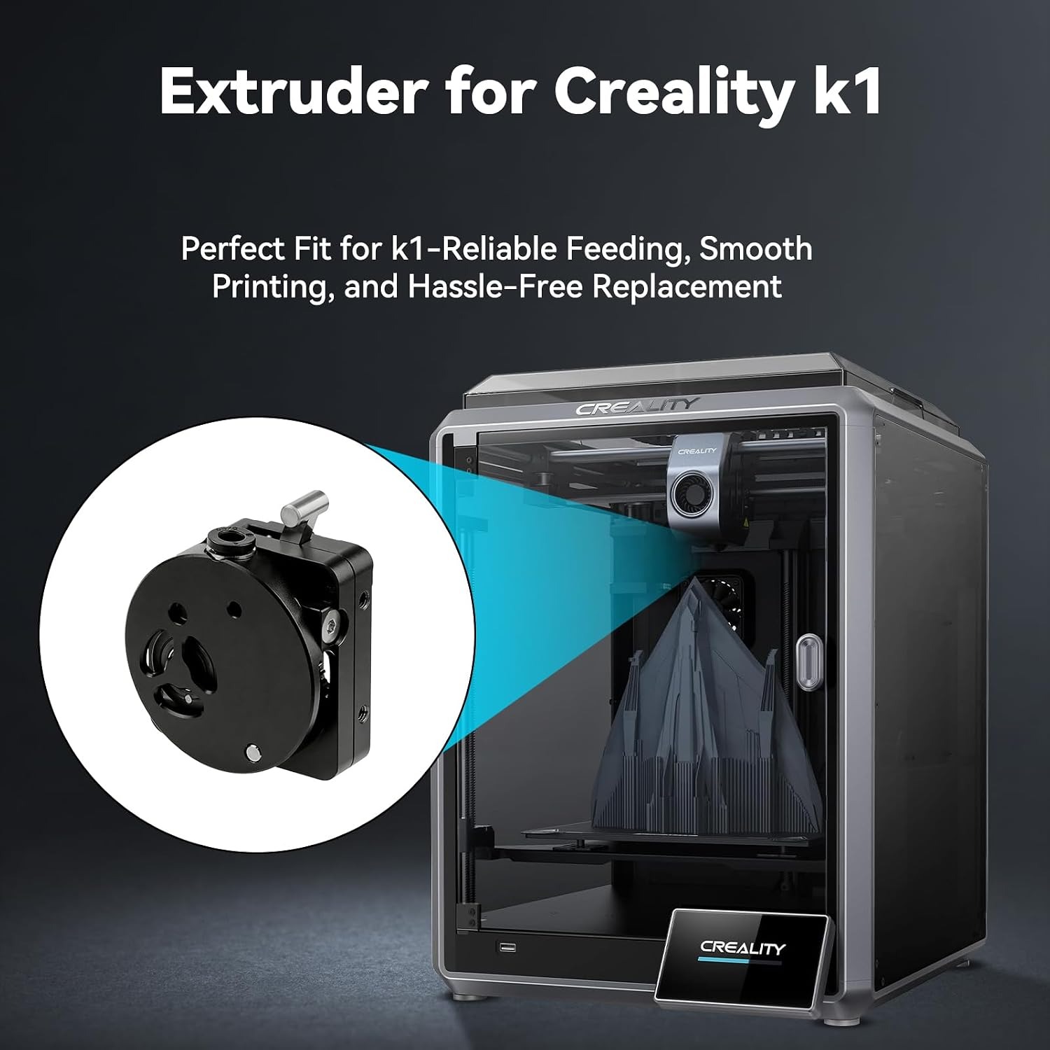 Zestaw do ekstruzji K1/K1 Max/ – Direct Drive Dual Gear Extruder High Speed recenzja i cena